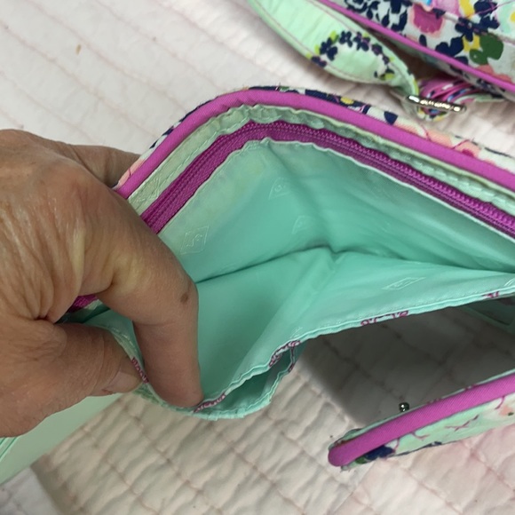 Vera Bradley Triple Zip Crossbody and Wallet - Picture 11 of 16